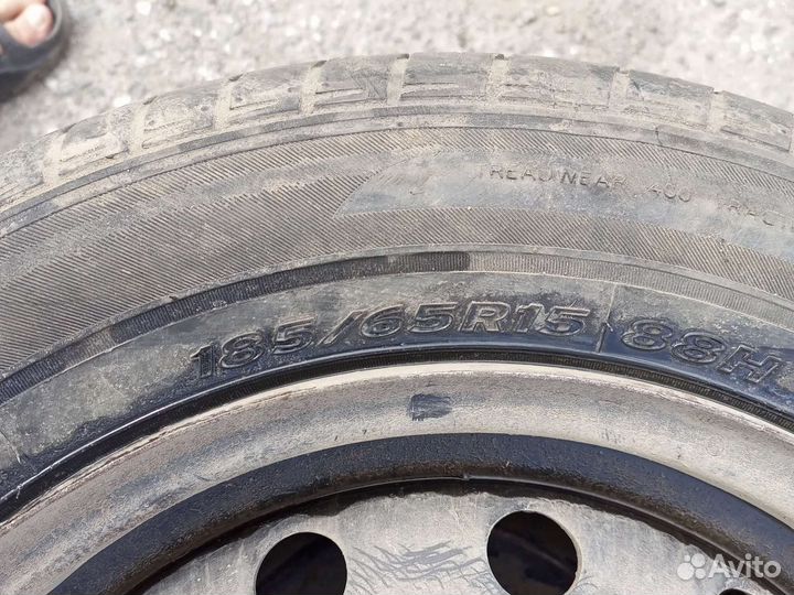 Колеса в сборе r15 летние 4 100