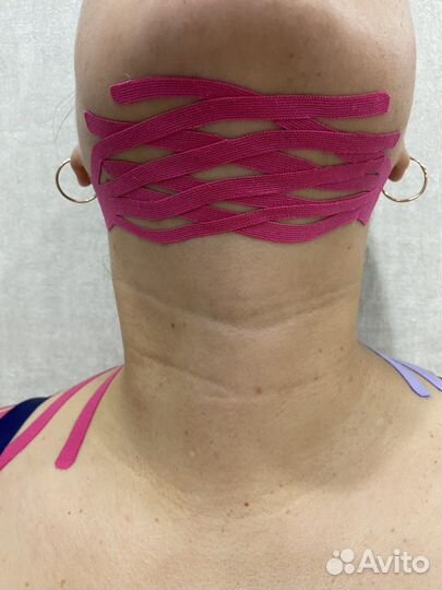 Массаж лица, тейпирование лица и тела