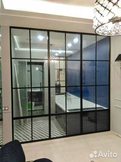 Стеклянные перегородки