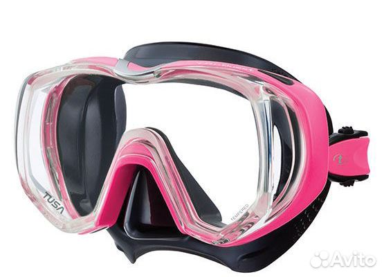 Маска для снорклинга с монолинзой Tri-quest Fd Bla