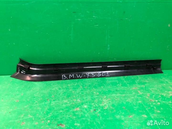 Накладка порога правая Bmw 6 F12 F13 F06 2011-2015