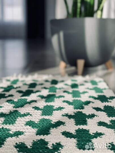 Ковер вязанный хлопок