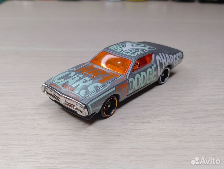 HotWheels. Dodge Charger II (1968-1970) серый