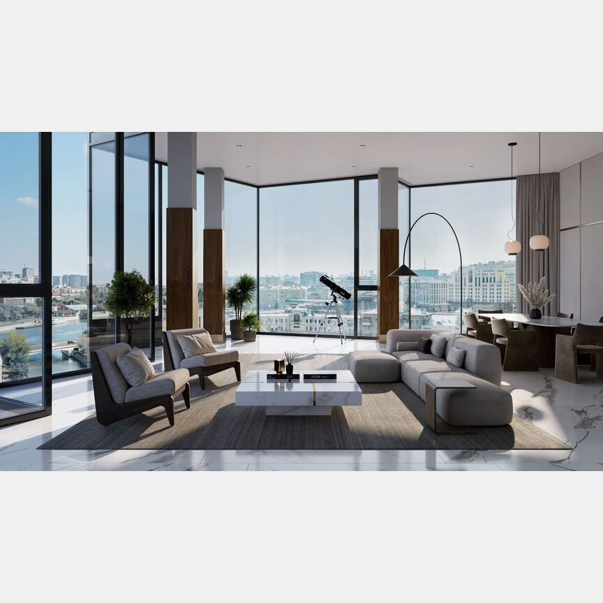 4-к. квартира, 164,4 м², 21/27 эт.