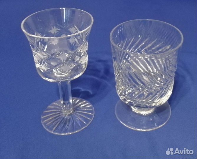 Хрустальные рюмки 4 шт