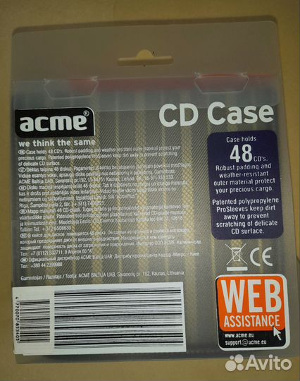 Кейсы для CD/DVD дисков Асme (48, 24)