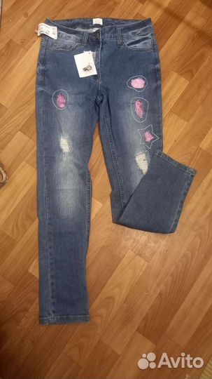 Джинсы для девочки новые