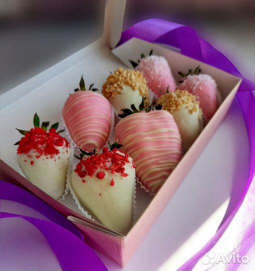 Букет из клубники в шоколаде, наборы