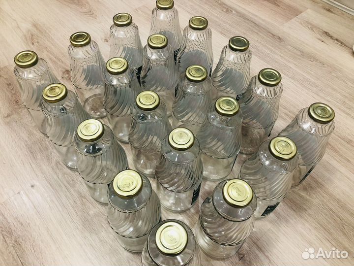 Стеклянная бутылка 1 л