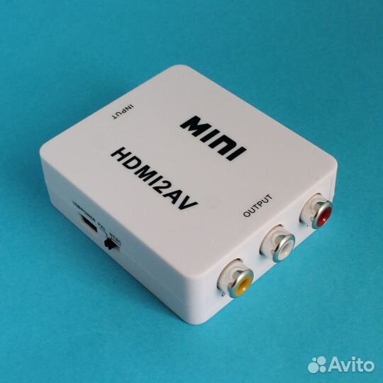 Конвертер (переходник) hdmi на AV 3RCA 3 тюльпана