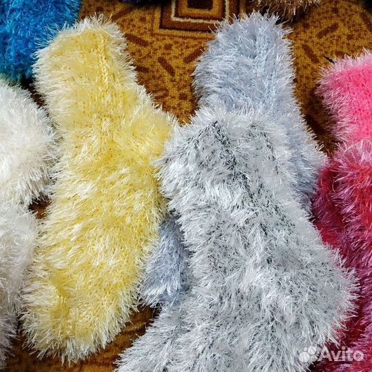 Теплые вязанные носки