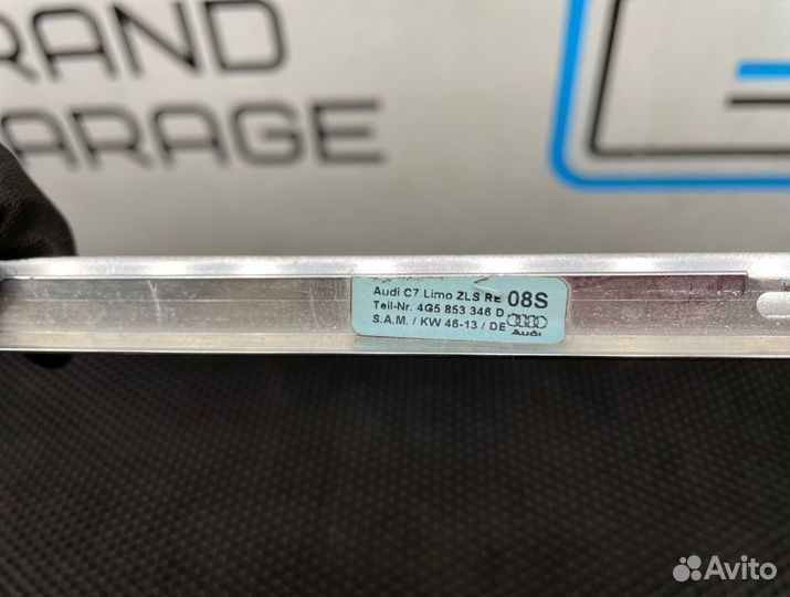 Молдинг стекла задний правый Audi A6 C7 cdnb 2.0