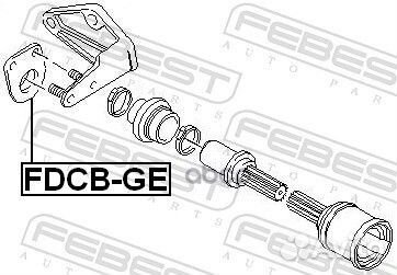 Опора п/оси Ford Gelaxy 00 fdcbge Febest