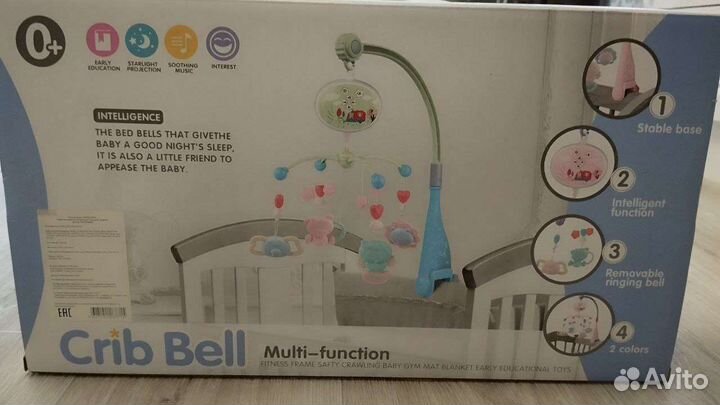 Мобиль на кроватку новый