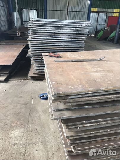 Лист стальной металлический толщина от 10 до 20 мм