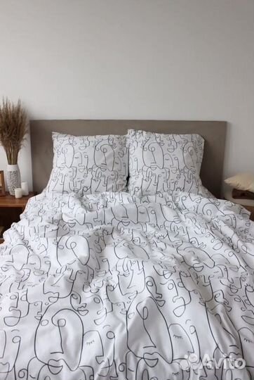 Постельное белье 1,5 сп., 2 сп. новое