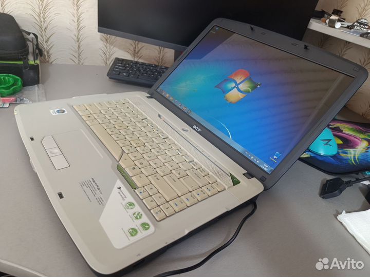 Acer: 15,5, Intel T7500, intel hd, новый Ssd