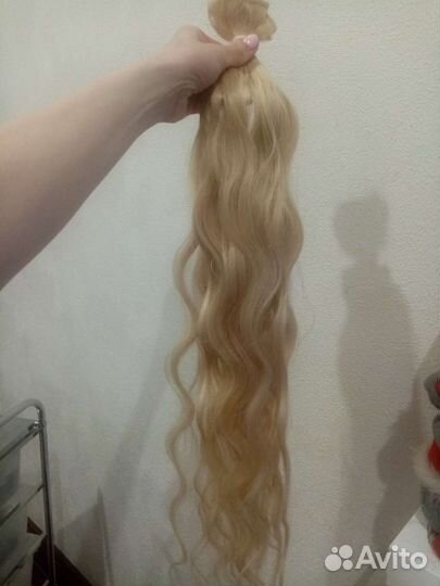 Волосы для наращивания блонд