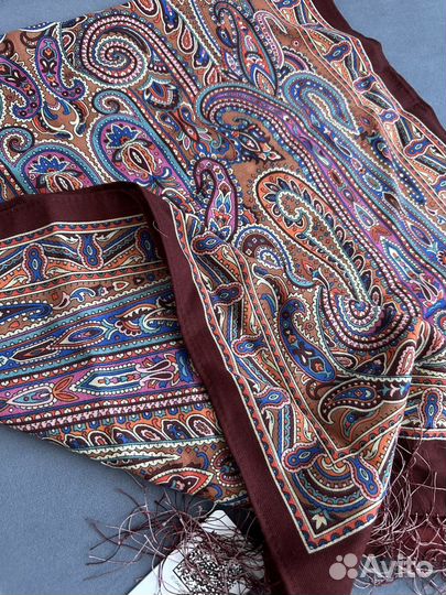 Павловопосадский платок шерсть