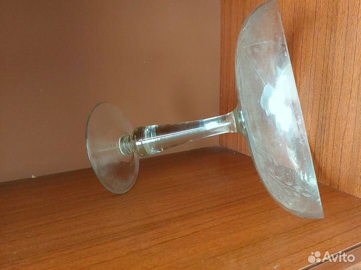 Ваза для фруктов на ножке СССР