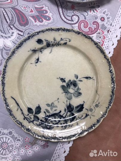 Антикварные тарелки Вилерой 19 век