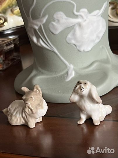 Ваза фарфор бисквит, Вербилки