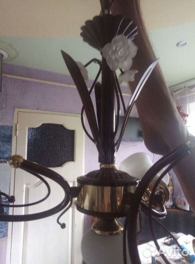 Люстра потолочная бу