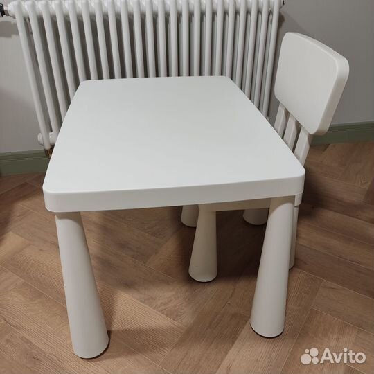 Детский стол и стул икеа Маммут (IKEA mammut)