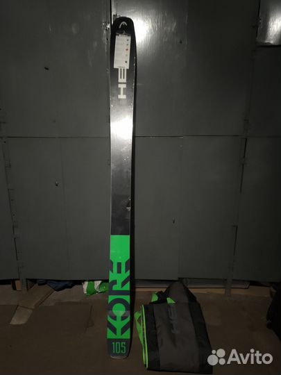 Горные лыжи head kore 105 фрирайд. + Attack 13