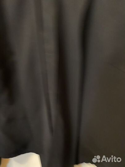 Блуза черная с бантом