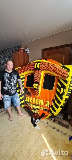 Водный тюбинг летающий 2 человека