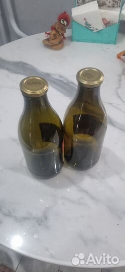 Стеклянная бутылка 1 л