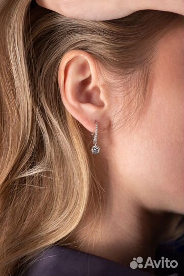 Серьги graff 0,70 F/VS1 - 0,71 F/VS1 Diamond Frenc