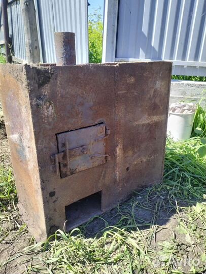 Печь для бани с баком