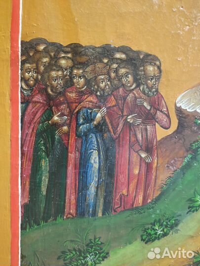 Старинные иконы. 7 спящих отроков Эфесских