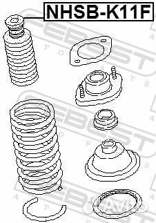 Пыльник амортизатора перед прав/лев nshbk11