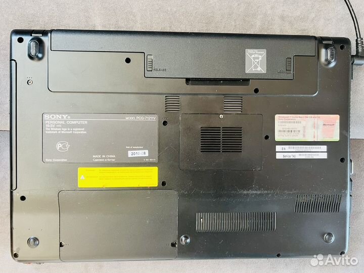 Ноутбук Sony Vaio pcg-71211V на запчасти