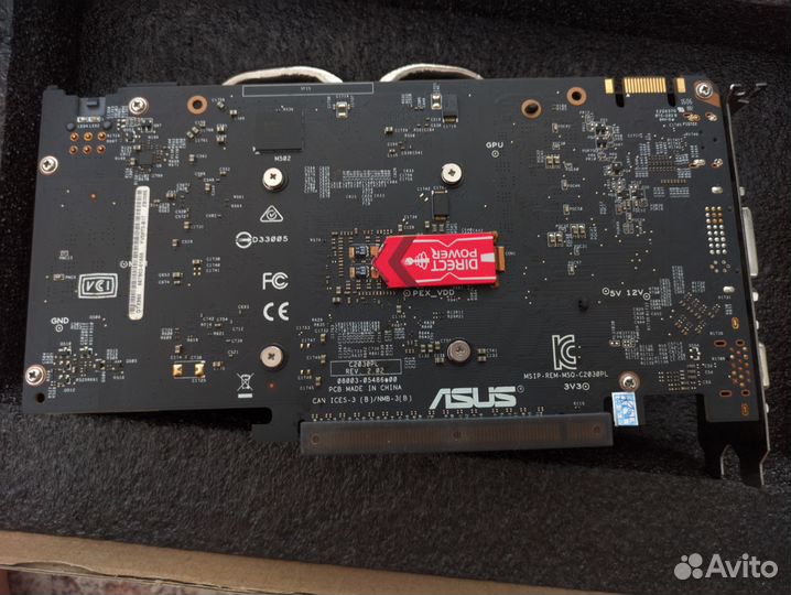 Видеокарта asus gtx 950 2gb (6 pin)