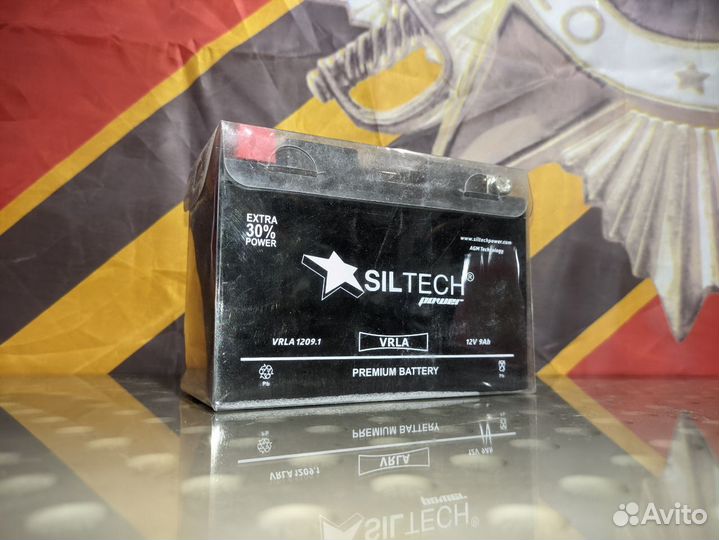 Аккумулятор на мотоцикл, квадроцикл 12V 9Ah