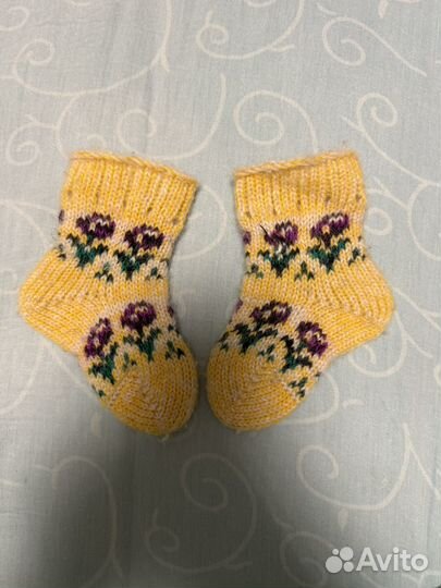 Носочки детские вязаные 10,5 см
