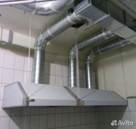 Зонт вытяжной и вентиляционная система