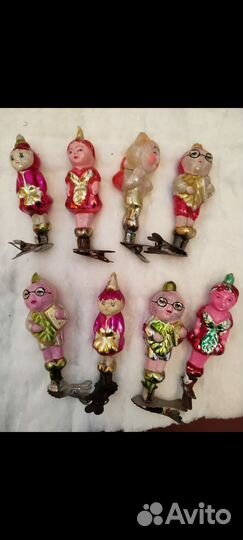 Елочные игрушки СССР