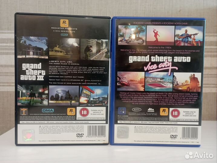 GTA Grand Theft Auto PS2 Лицензия PAL