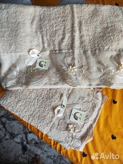 Махровые полотенца баня /лицо новые