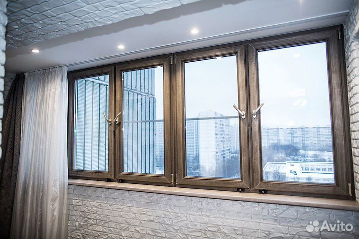Окна на лоджии