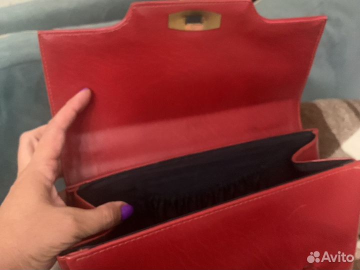 Сумка винтажная кожанная