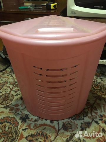 Корзина для белья угловая