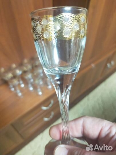 Фужеры хрустальные СССР для вина 10 штук