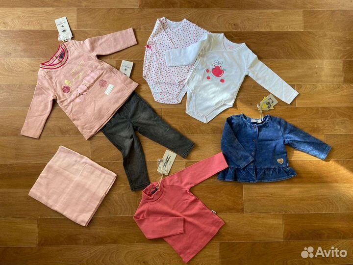 Новые вещи на девочку на 6-12мес размер 74