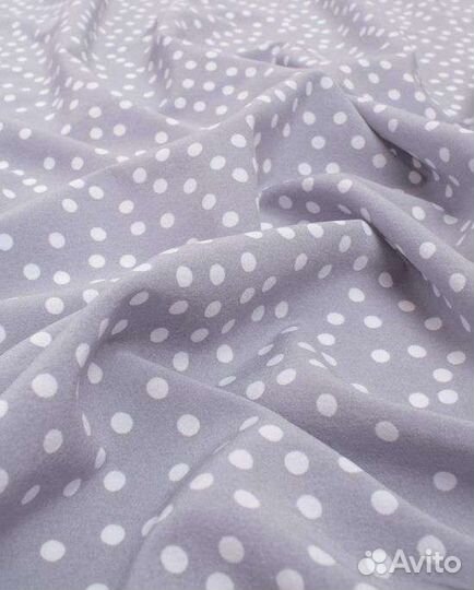 Блузочная ткань в горошек